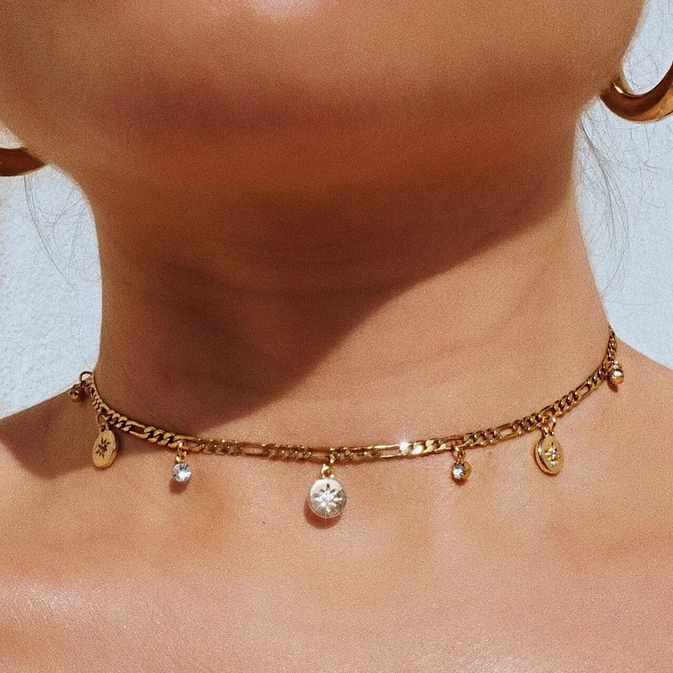 North Star Charm Choker