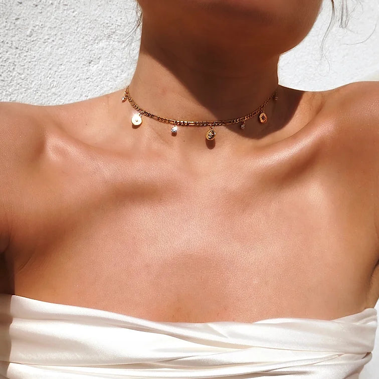 North Star Charm Choker