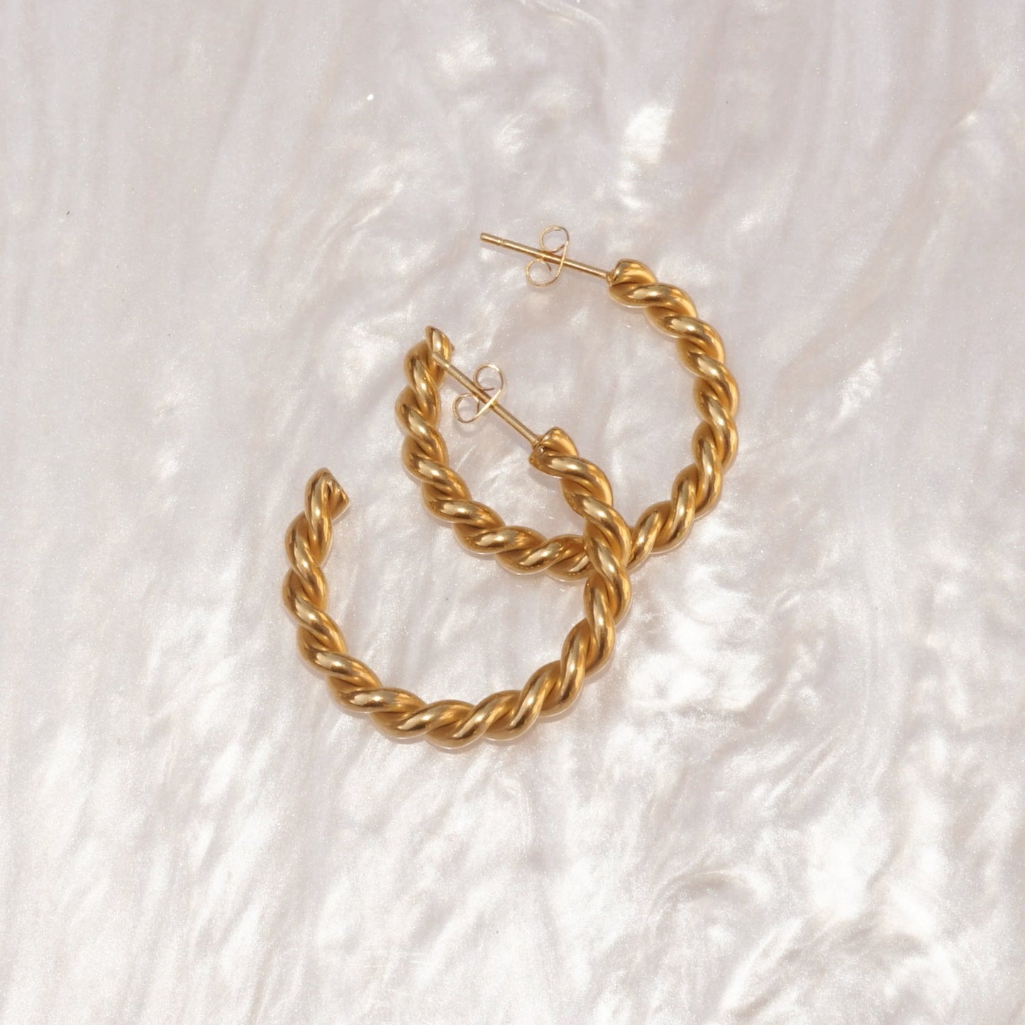 Eternity Twist Hoops
