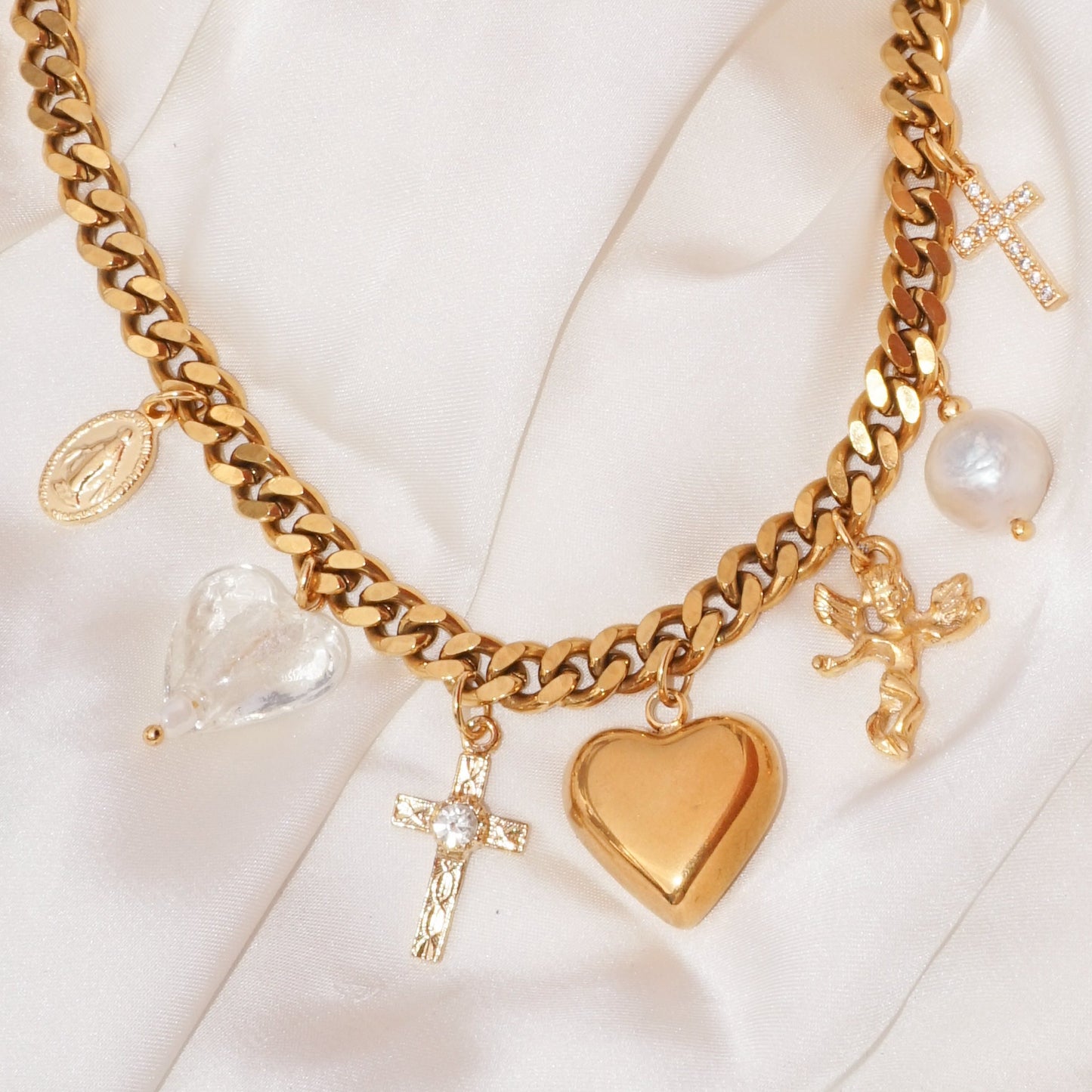 Capri Vintage Charm Necklace