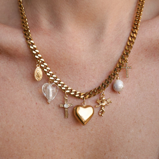 Capri Vintage Charm Necklace