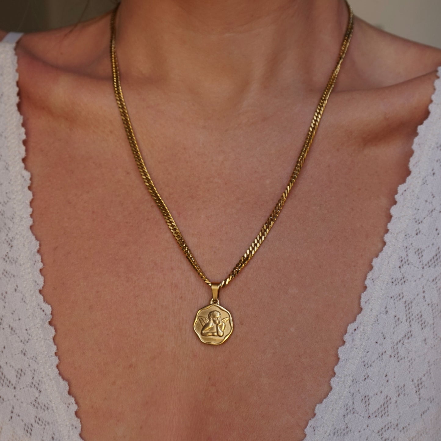 Guardian Coin Pendant
