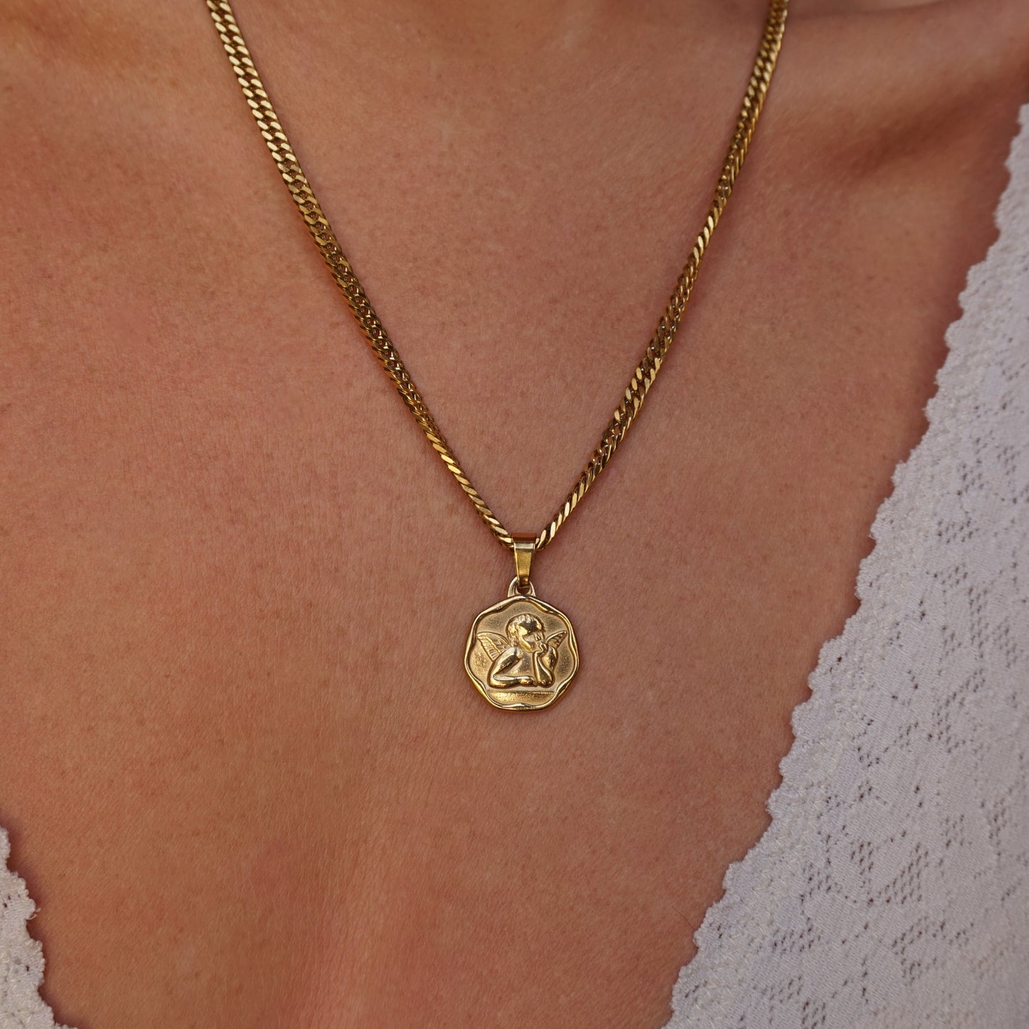 Guardian Coin Pendant