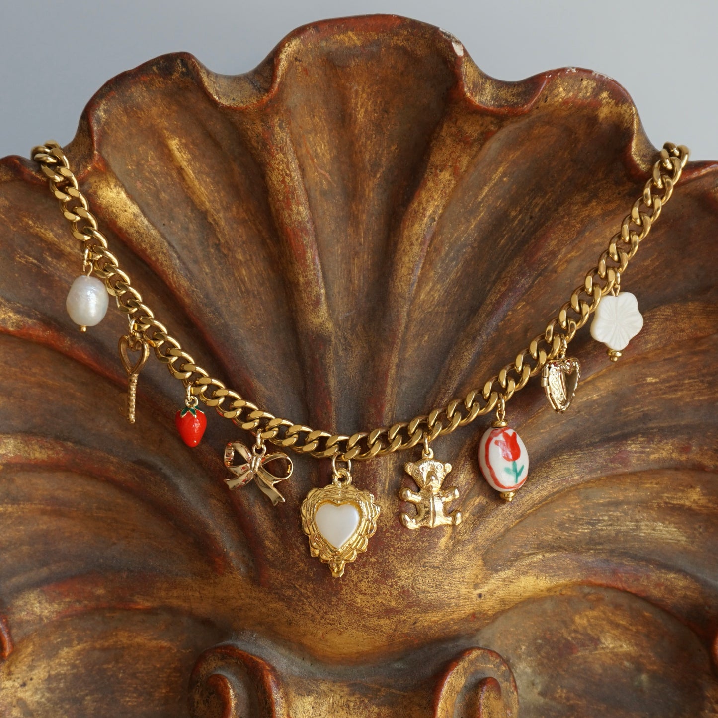 Bisous Charm Necklace