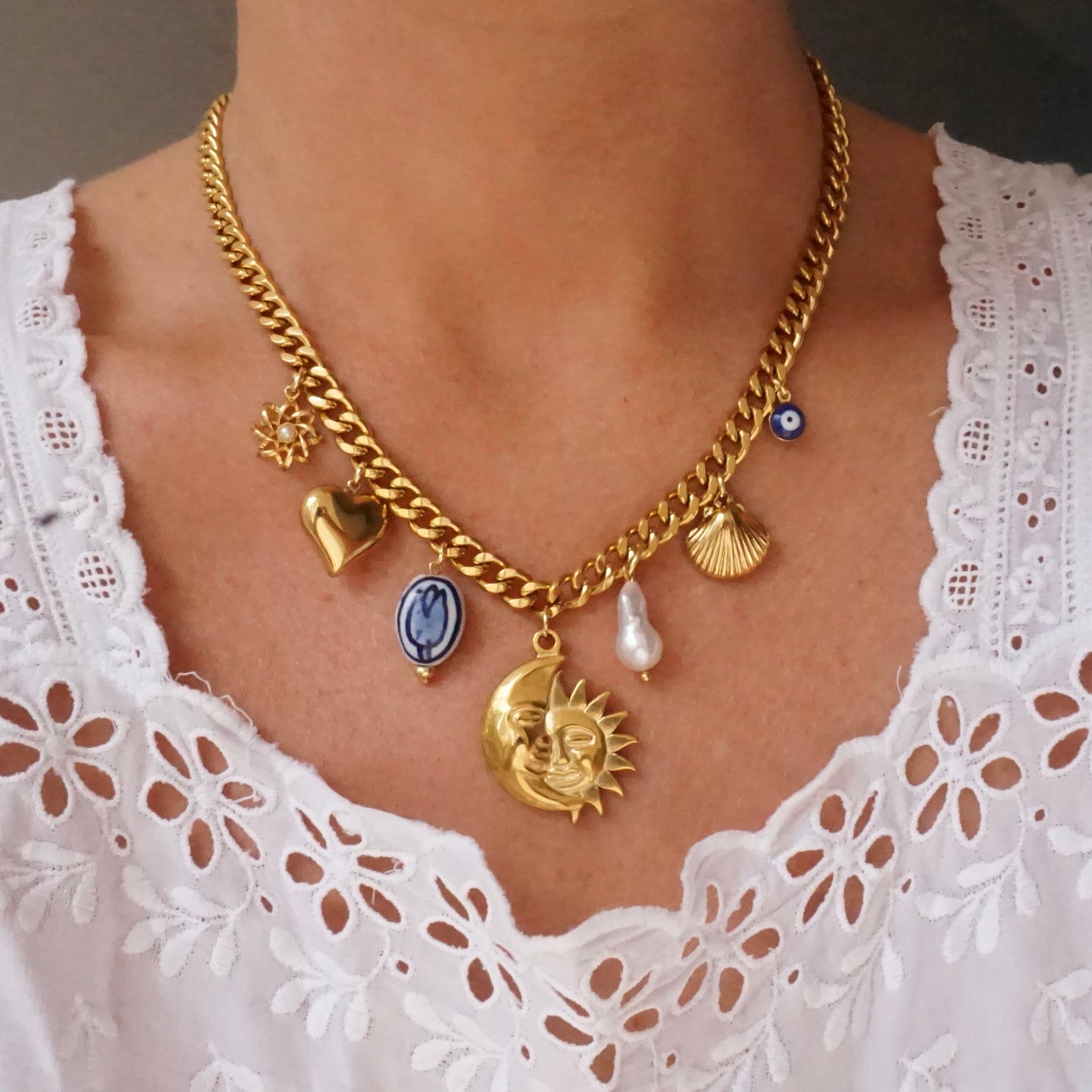 Hydra Charm Necklace