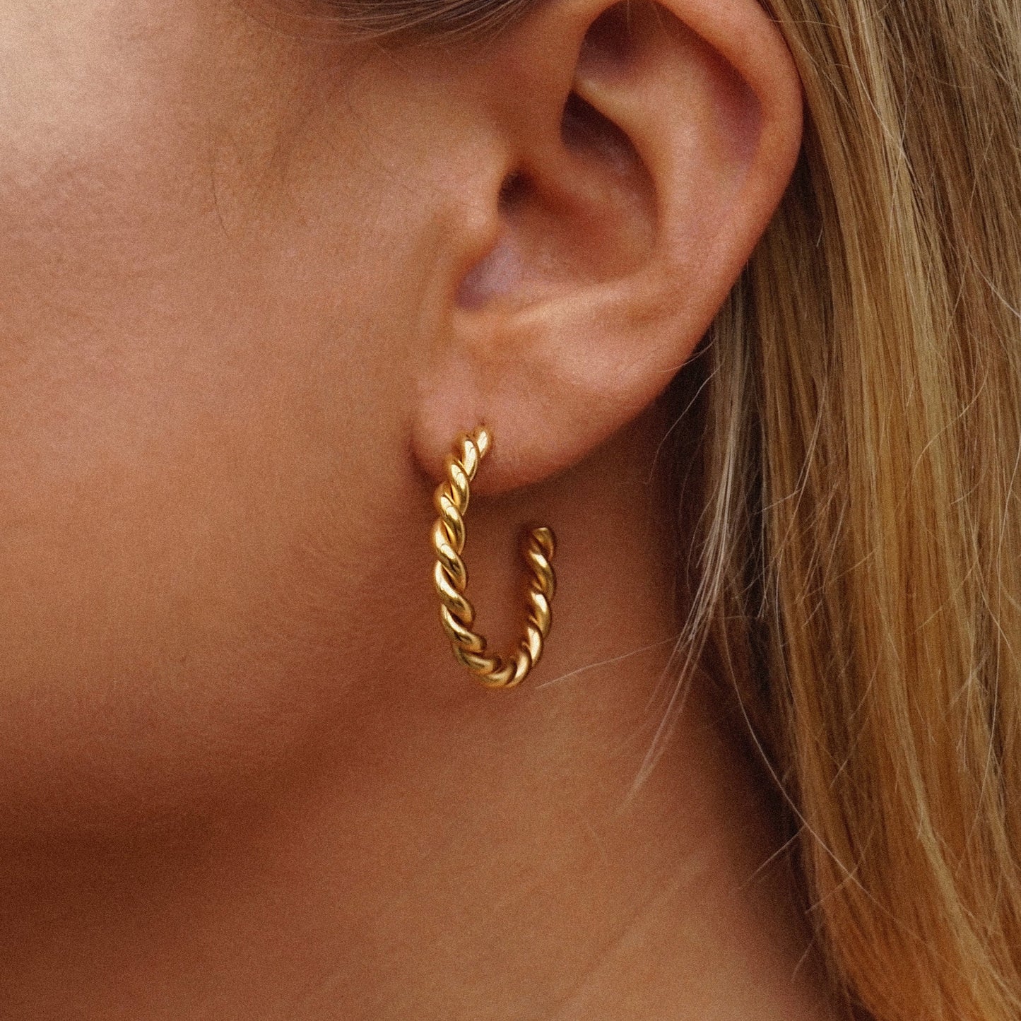 Eternity Twist Hoops