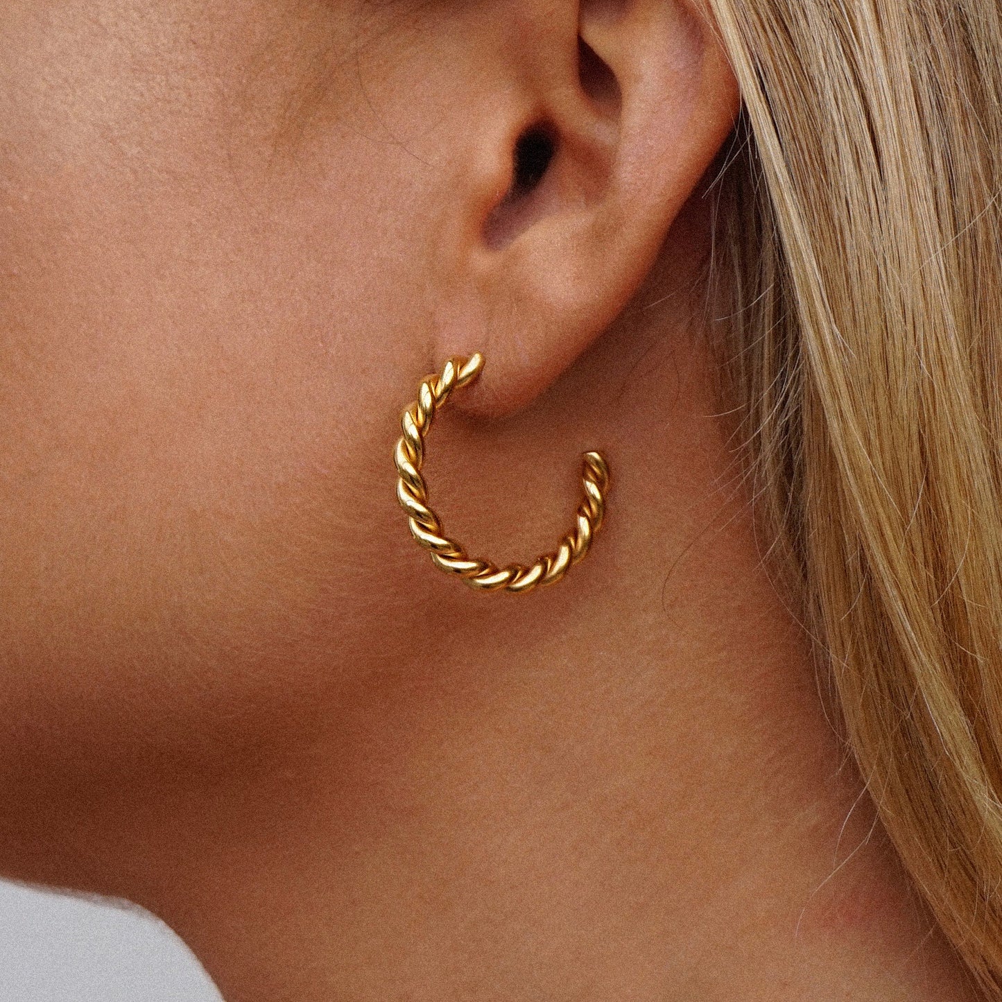 Eternity Twist Hoops