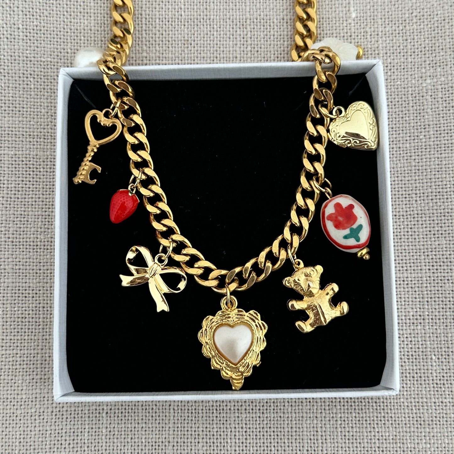 Bisous Charm Necklace