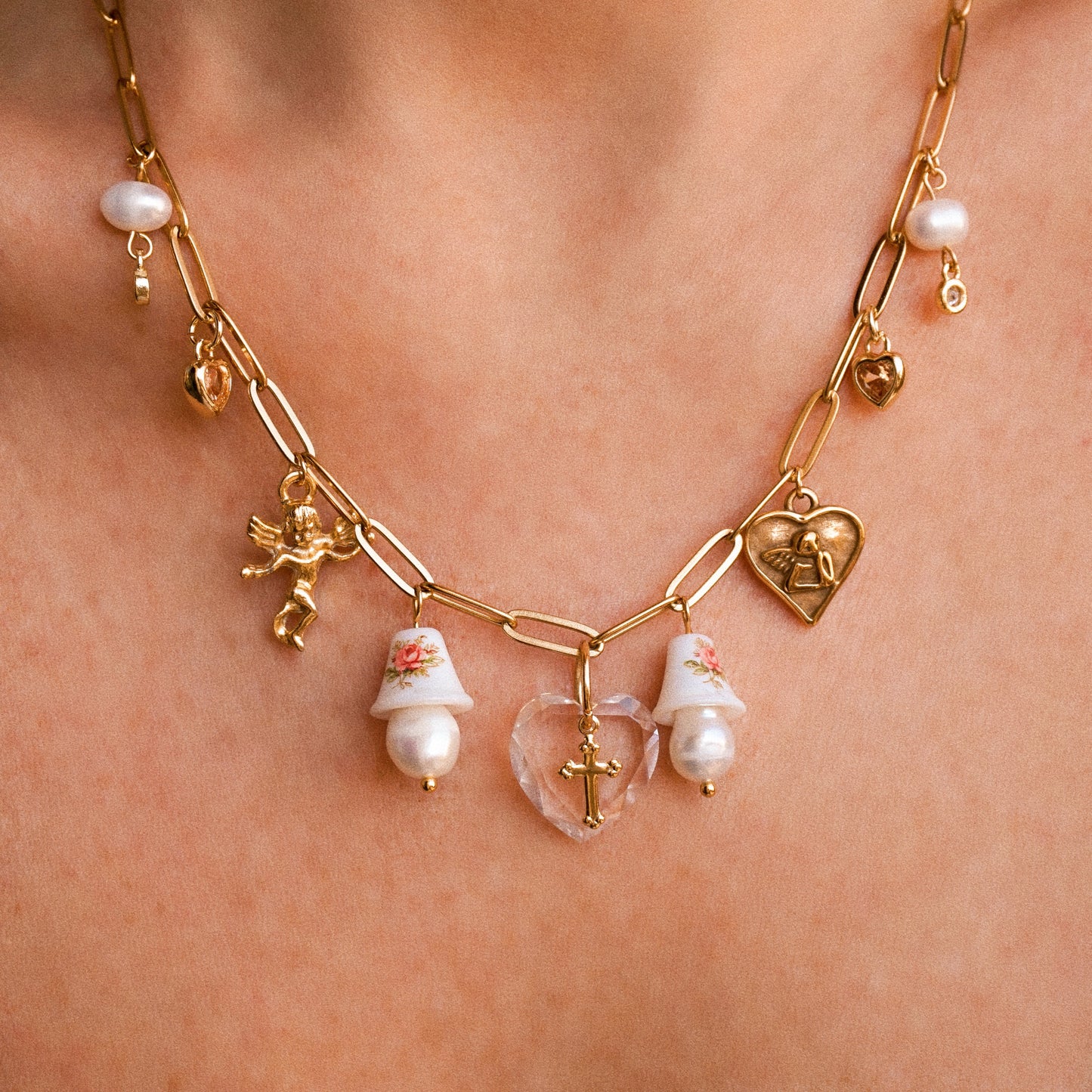 Positano Vintage Charm Necklace