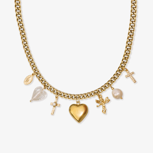 Capri Vintage Charm Necklace