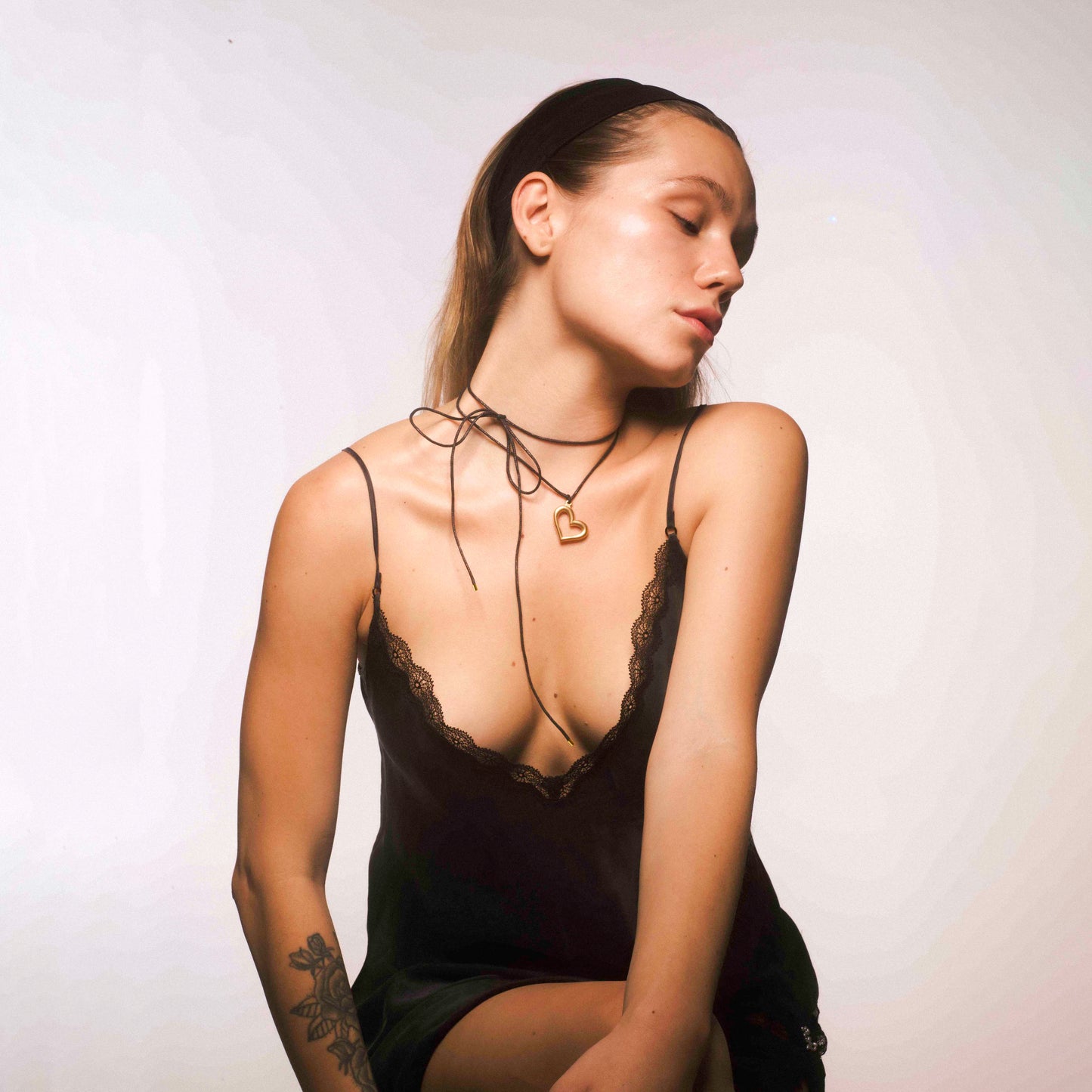 Lover Cord Pendant - Black