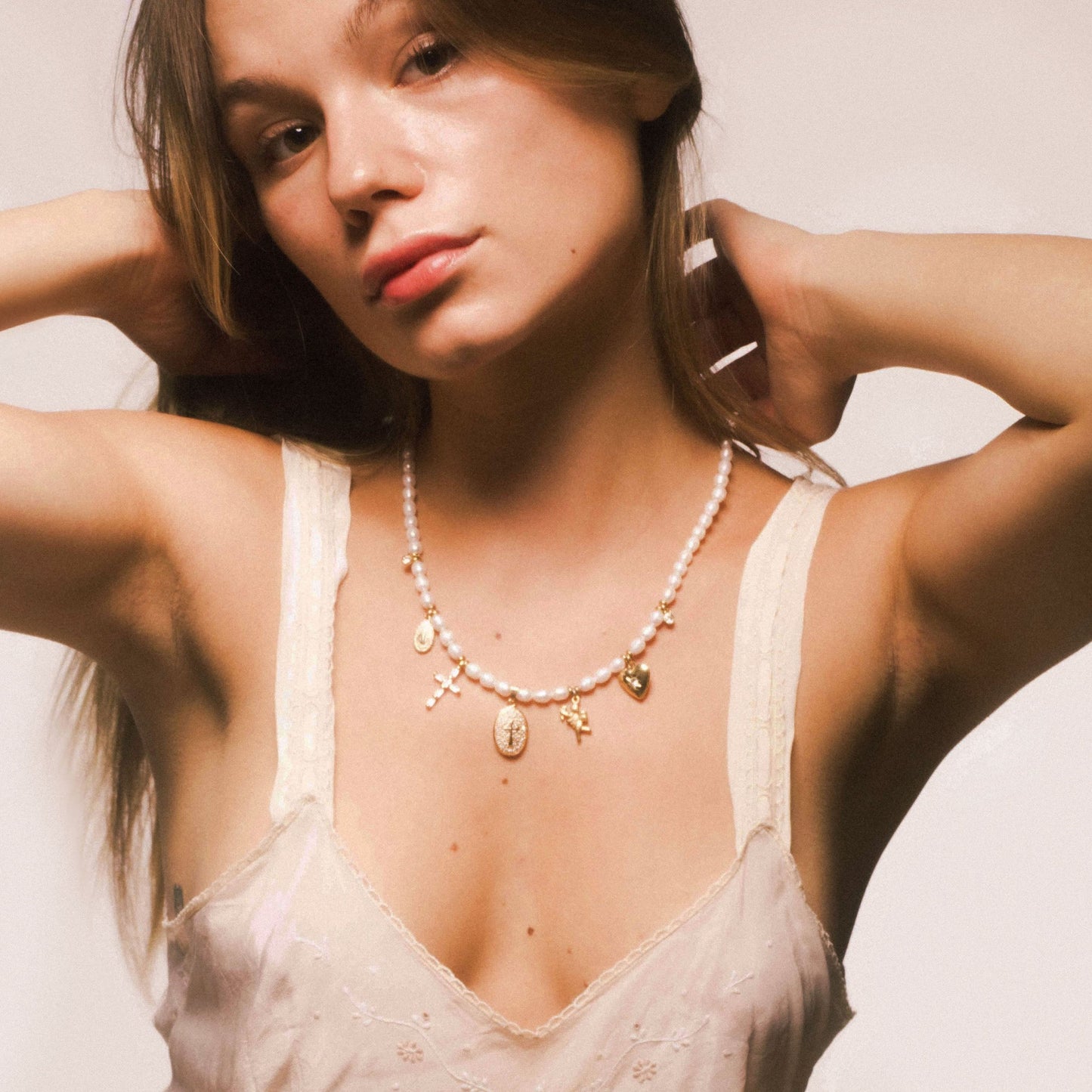 Palermo Pearl Charm necklace