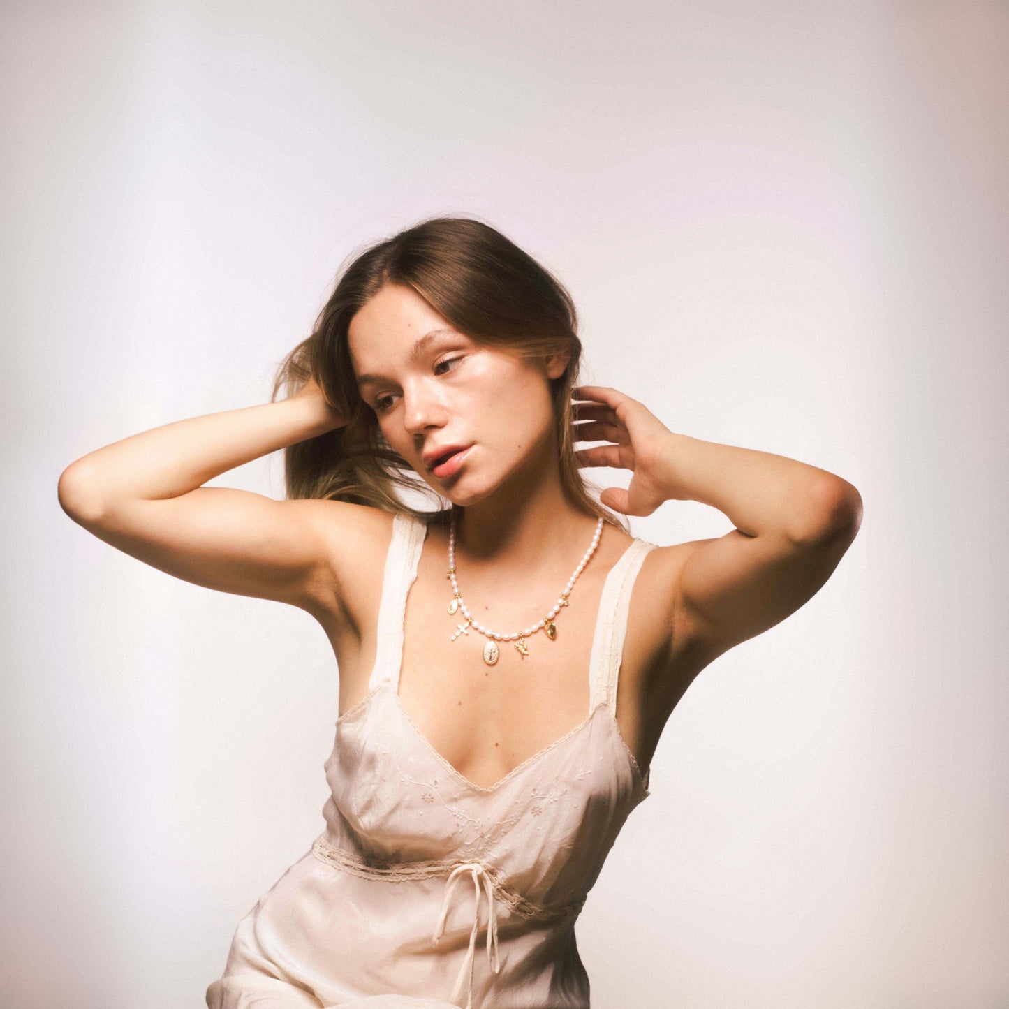 Palermo Pearl Charm necklace