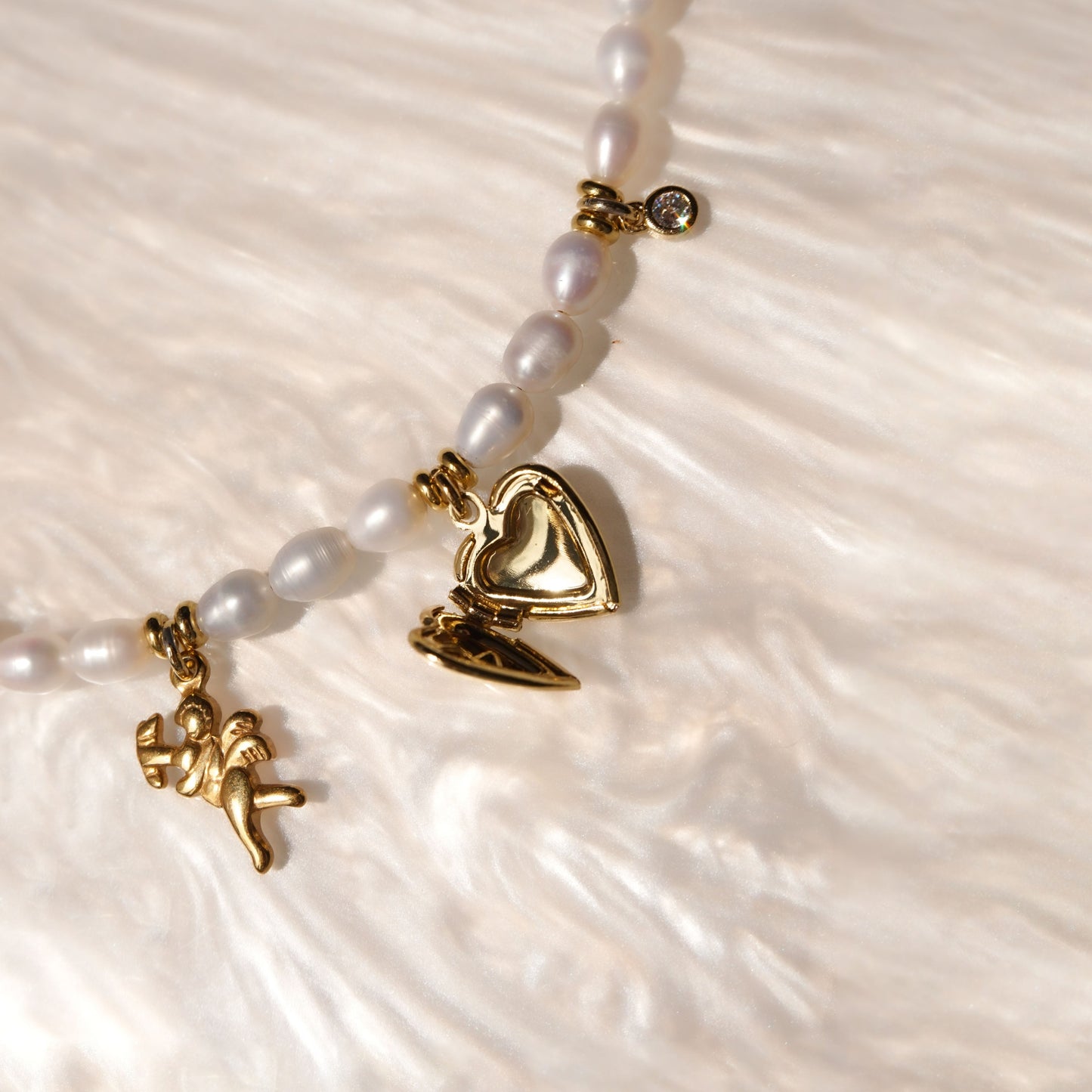 Palermo Pearl Charm necklace