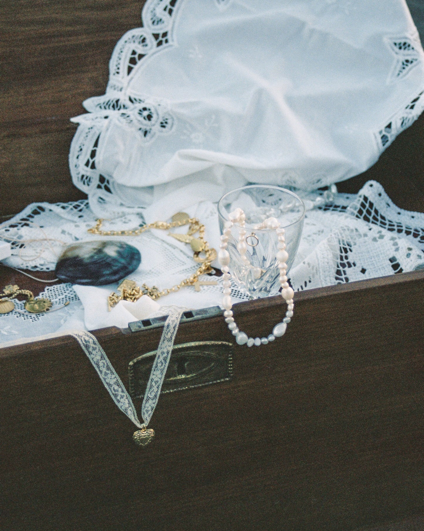 Valenciennes lace Memento Locket