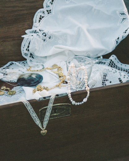 Valenciennes lace Memento Locket