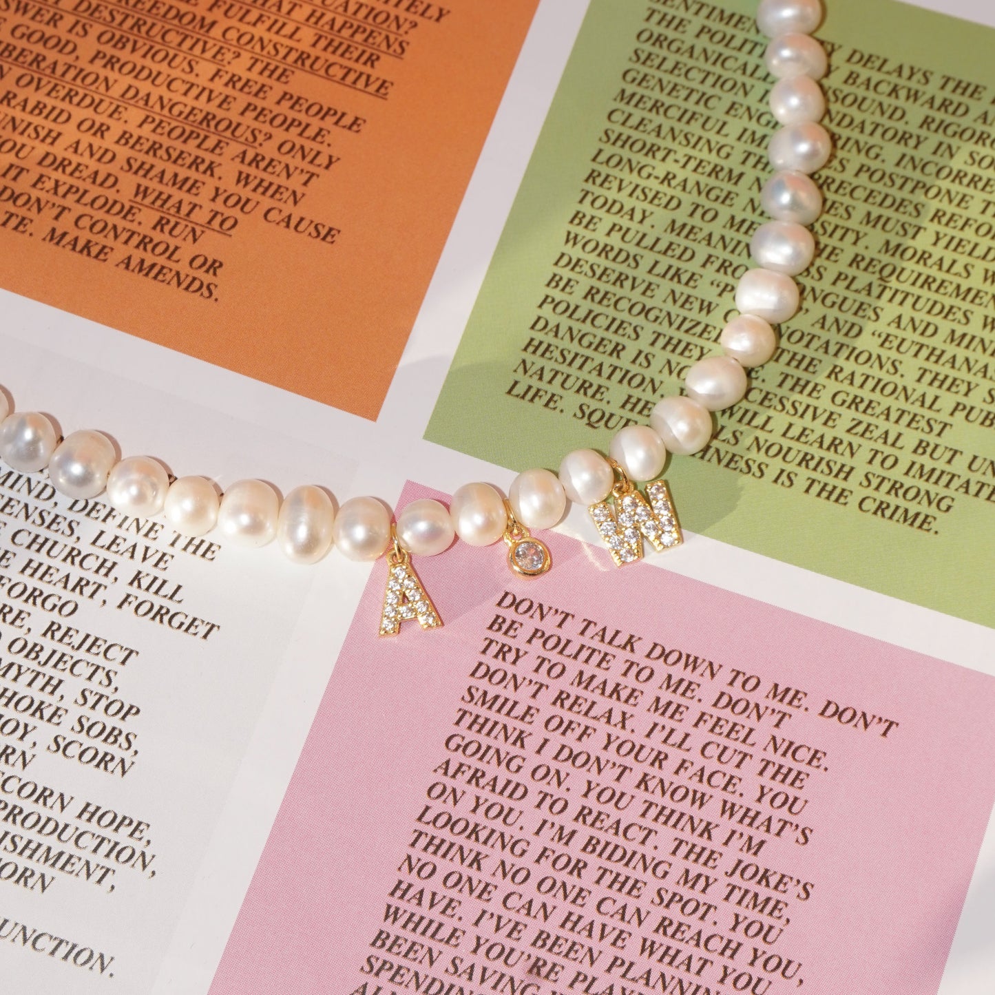 Say my Name Custom Pearl Necklace