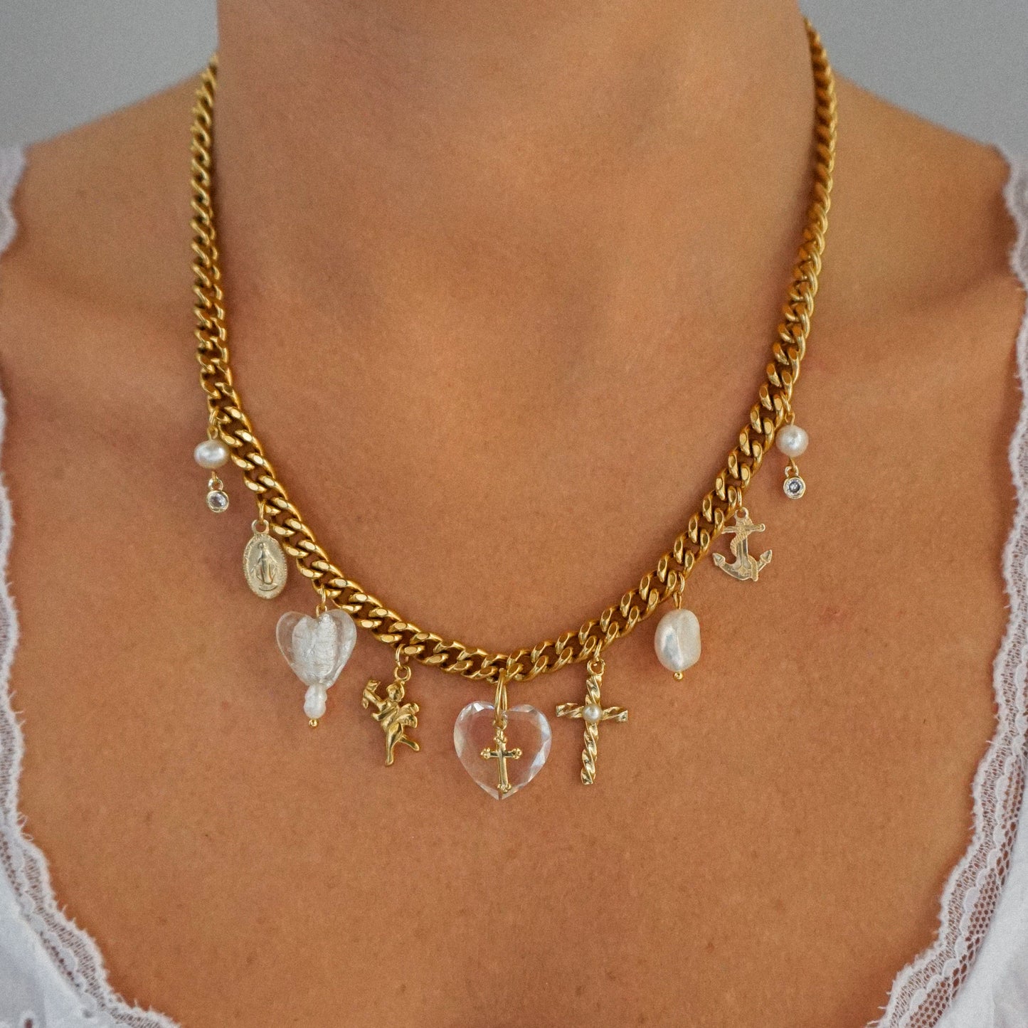 Amalfi Vintage Charm Necklace