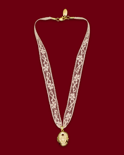 Torchon Lace Whimsy Locket