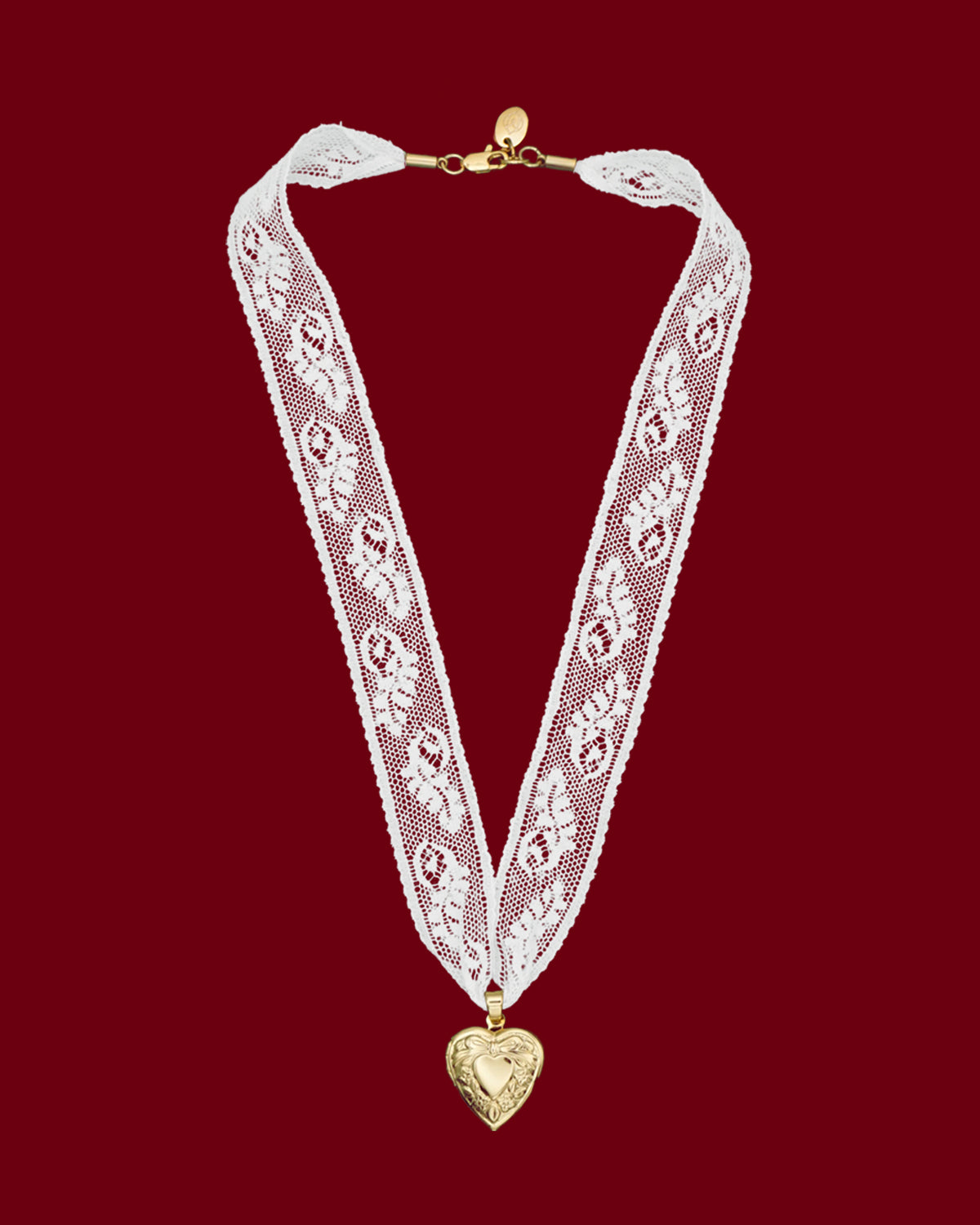 Valenciennes lace Memento Locket