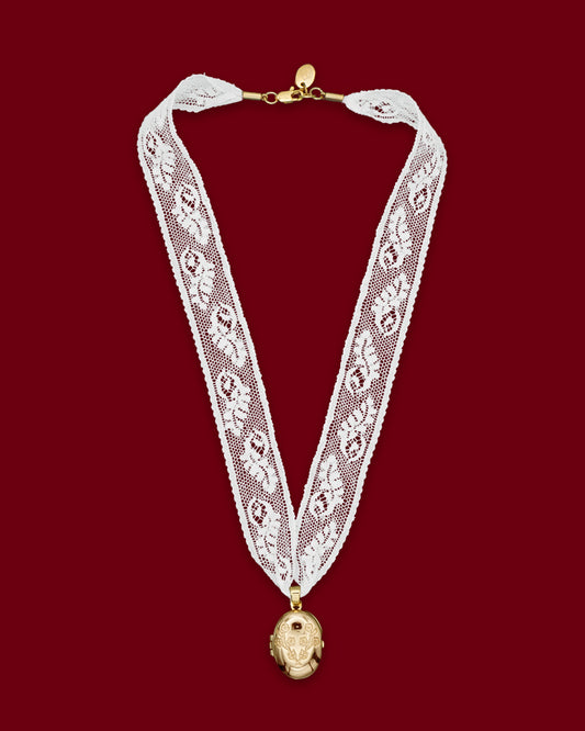 Valenciennes Lace Whimsy Locket
