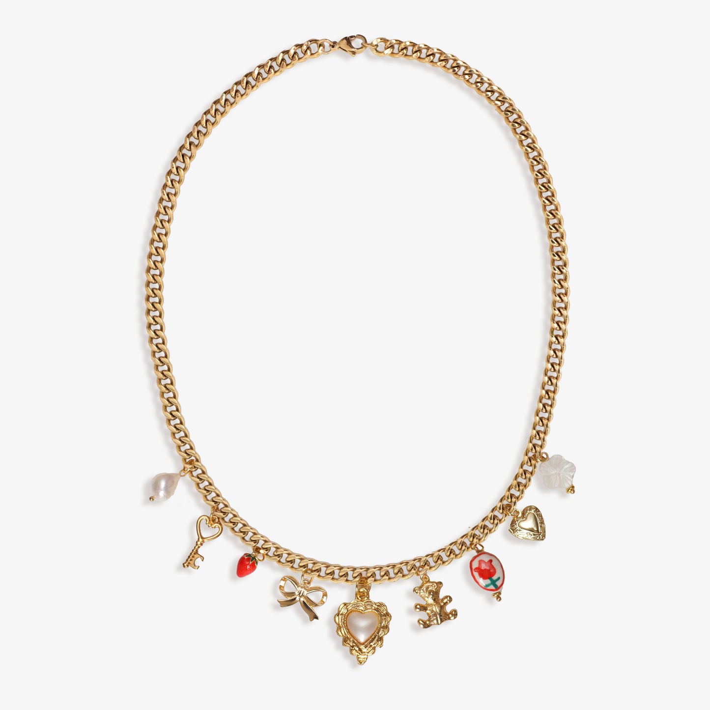 Bisous Charm Necklace