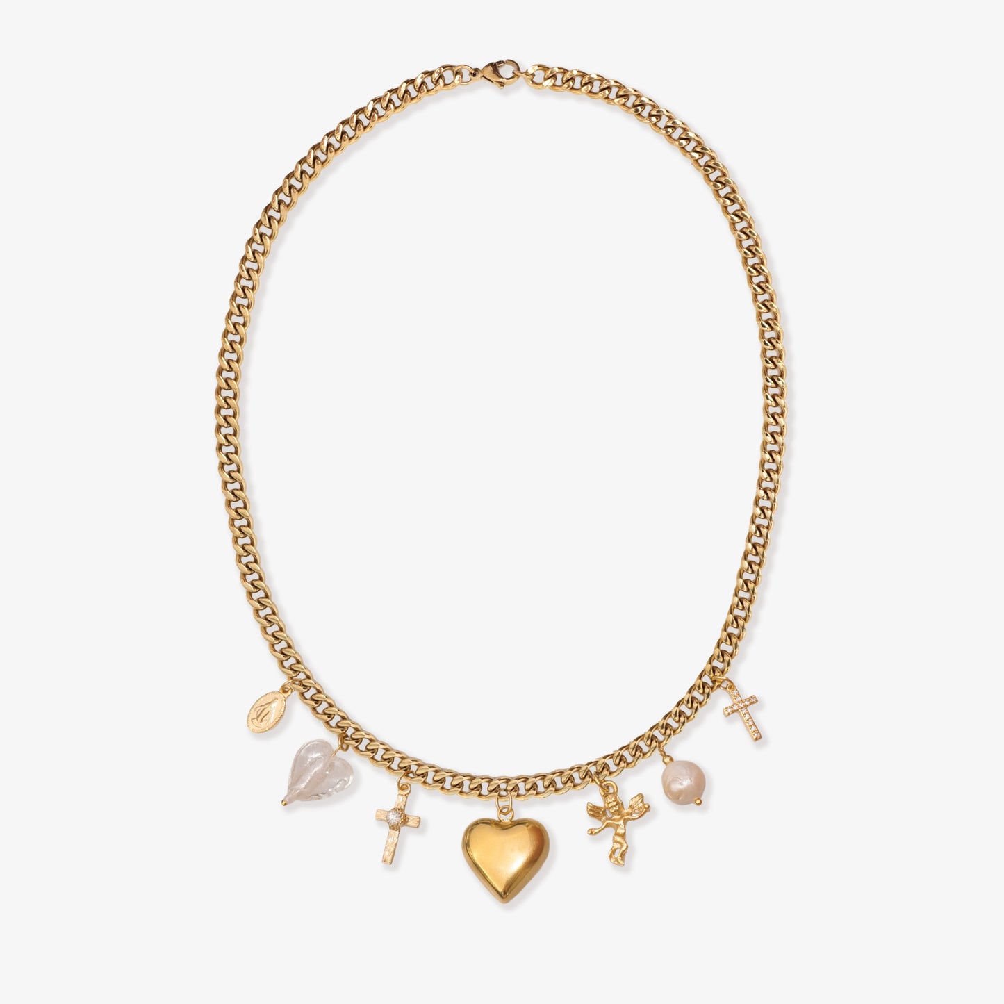 Capri Vintage Charm Necklace