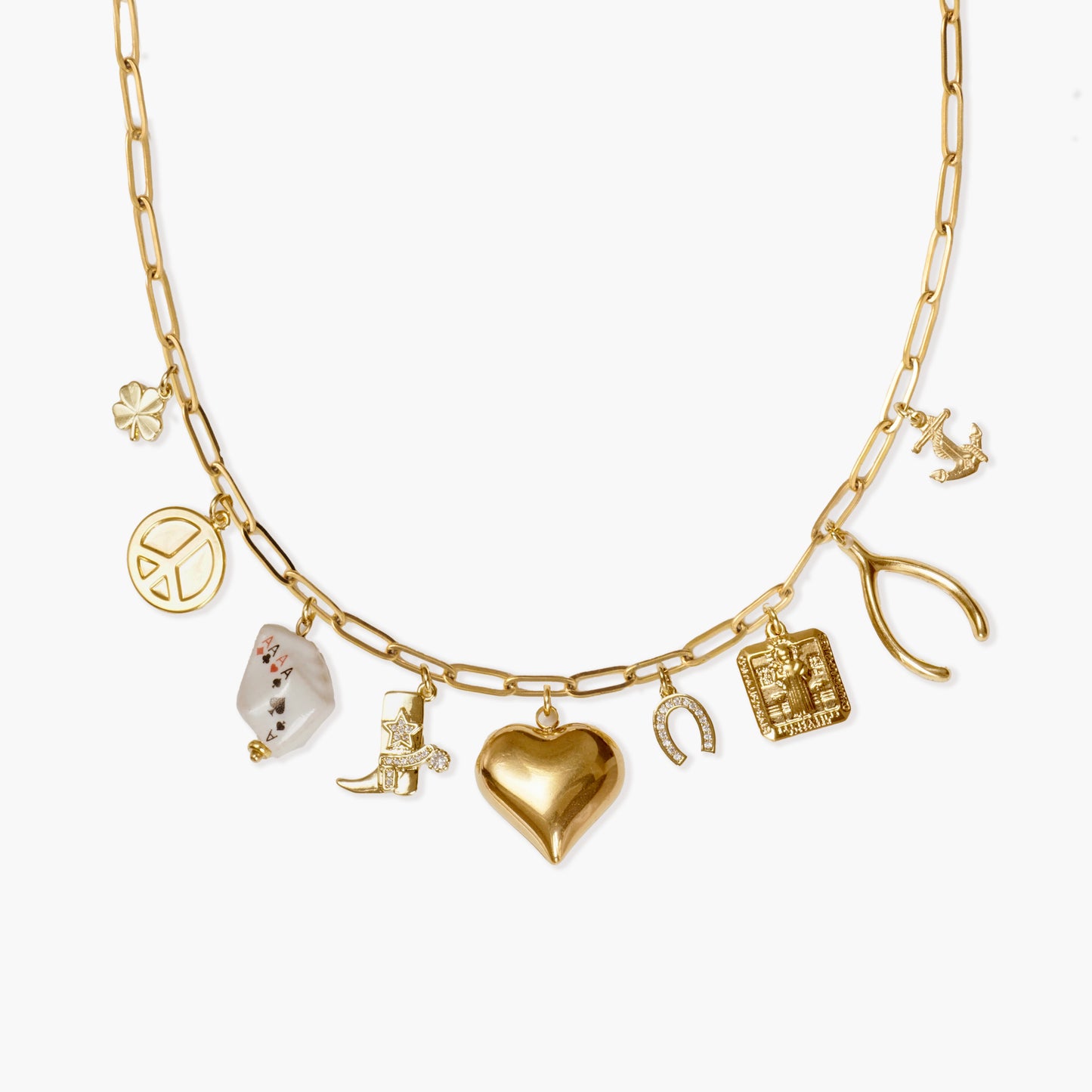 Paris, Texas Charm Necklace